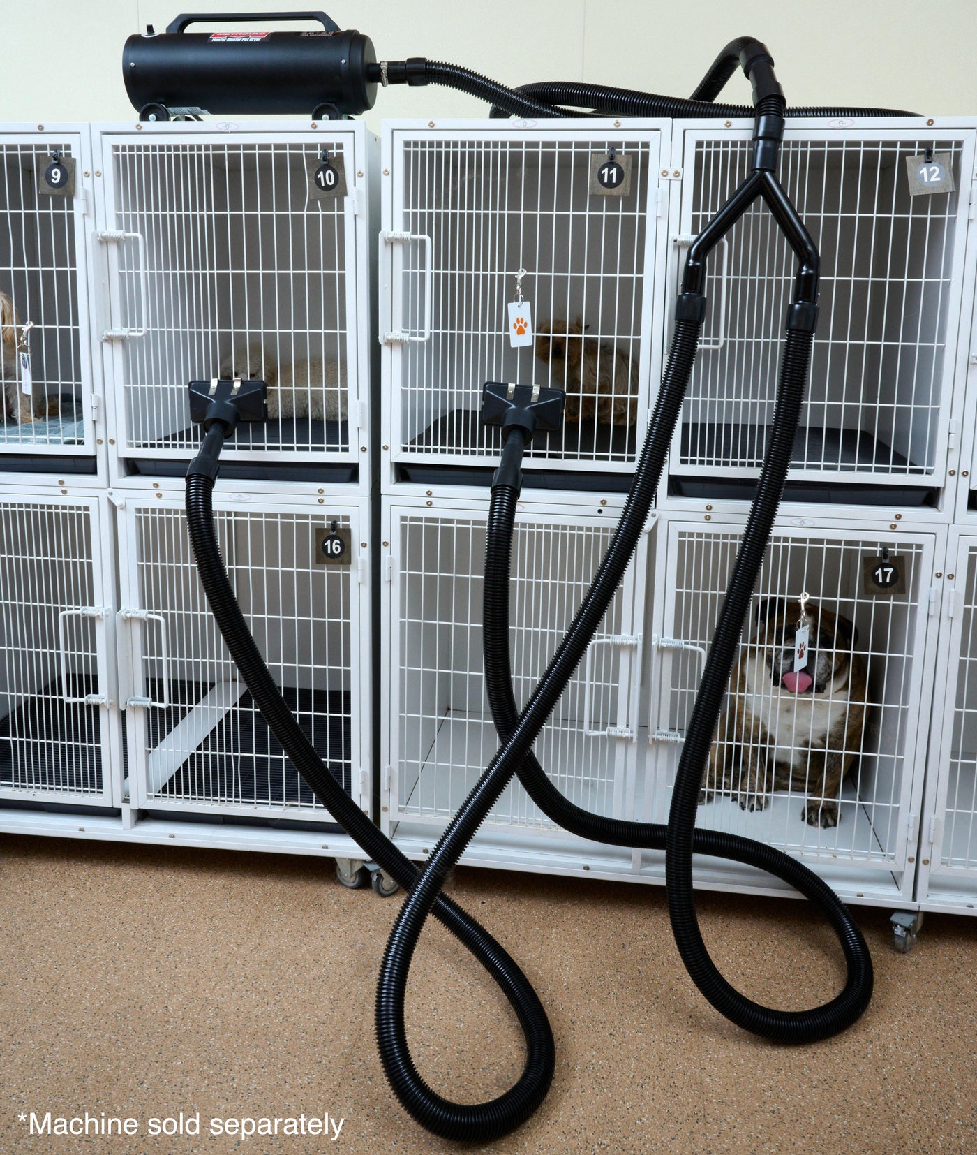 Master Blaster® and Air Force® Twin Turbo Dual Cage Dryer Kit